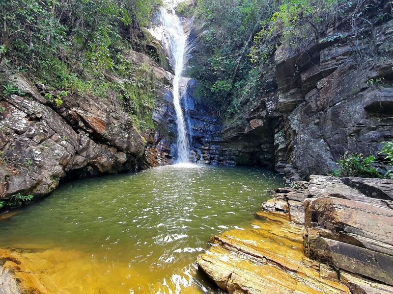 Cachoeira em Cavalcante